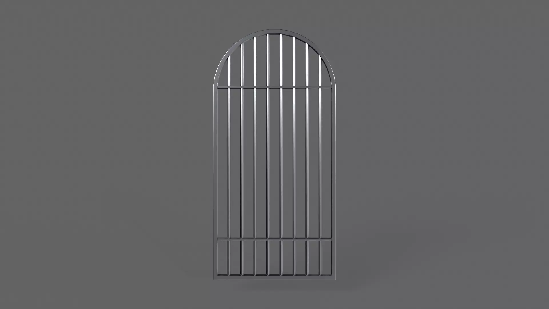 PBR Prison Window 6 Low-poly 3D model_0