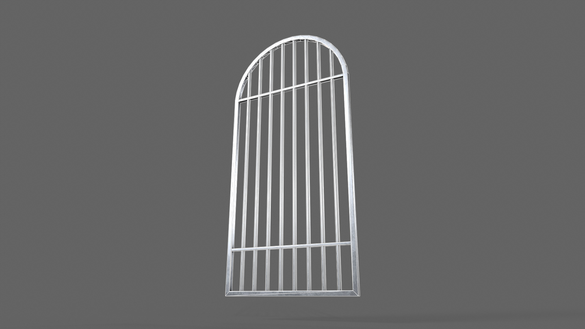 PBR Prison Window 6 Low-poly 3D model_13
