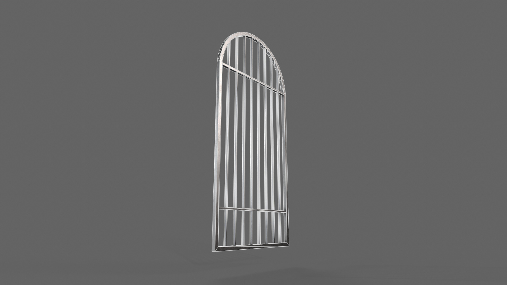 PBR Prison Window 6 Low-poly 3D model_14
