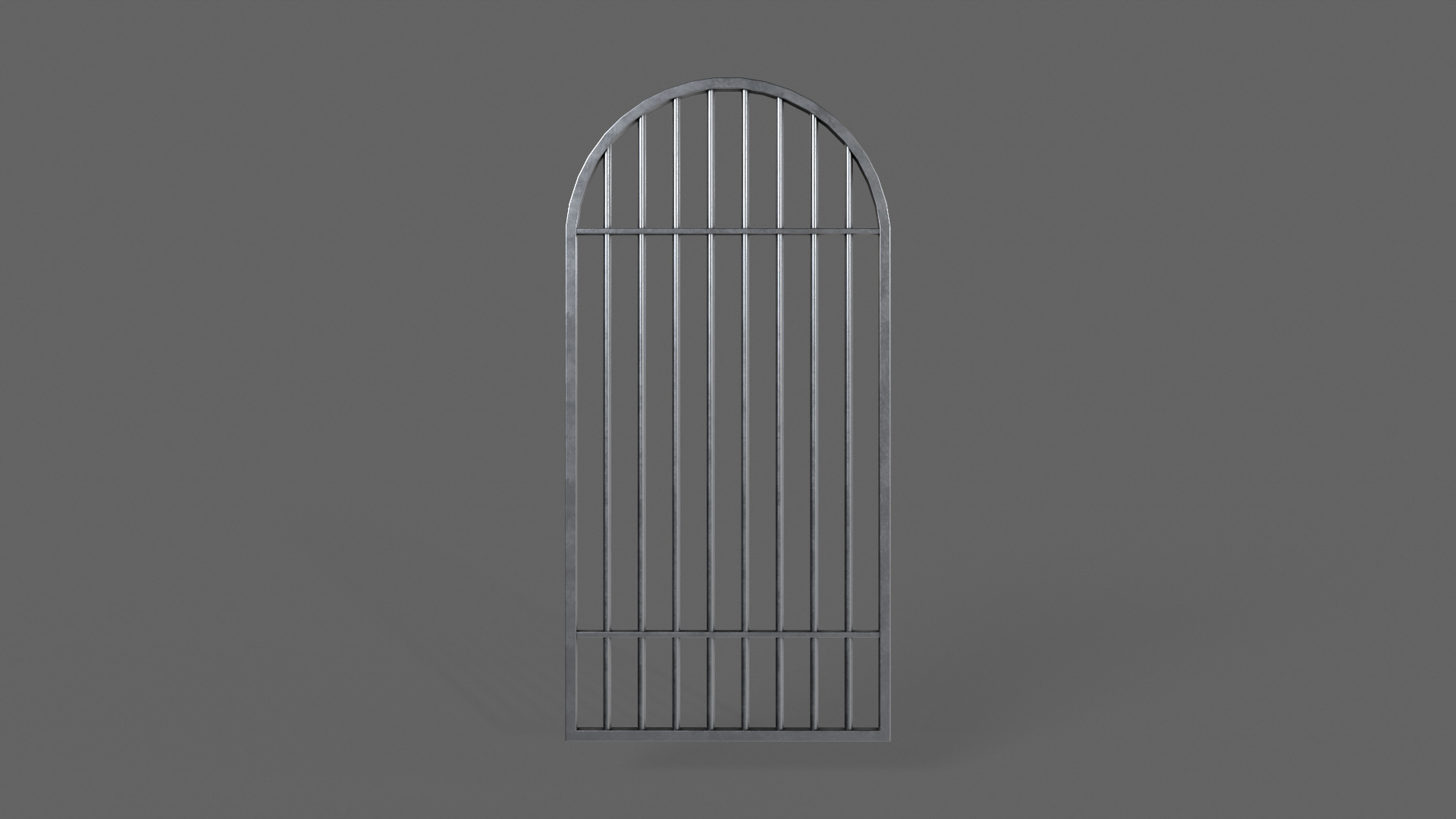 PBR Prison Window 6 Low-poly 3D model_4