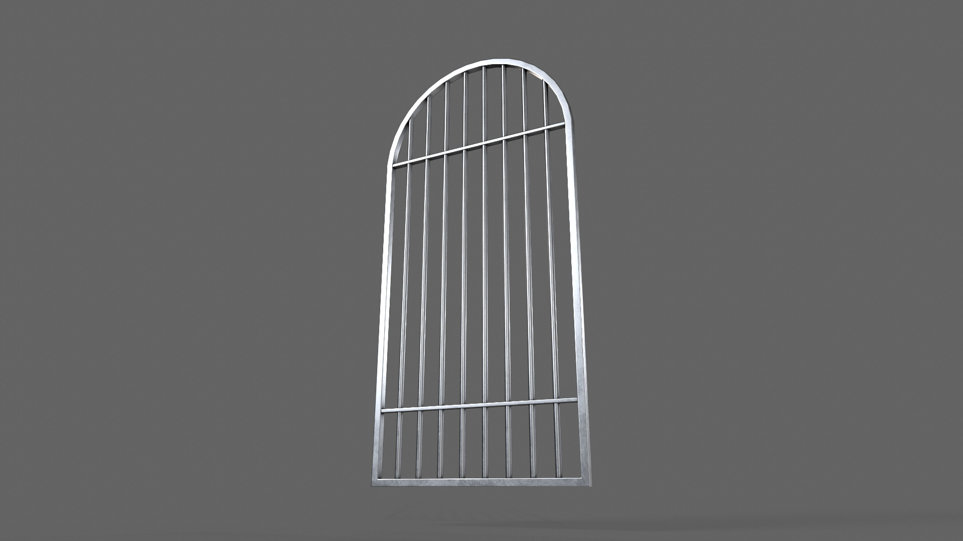 PBR Prison Window 6 Low-poly 3D model_8