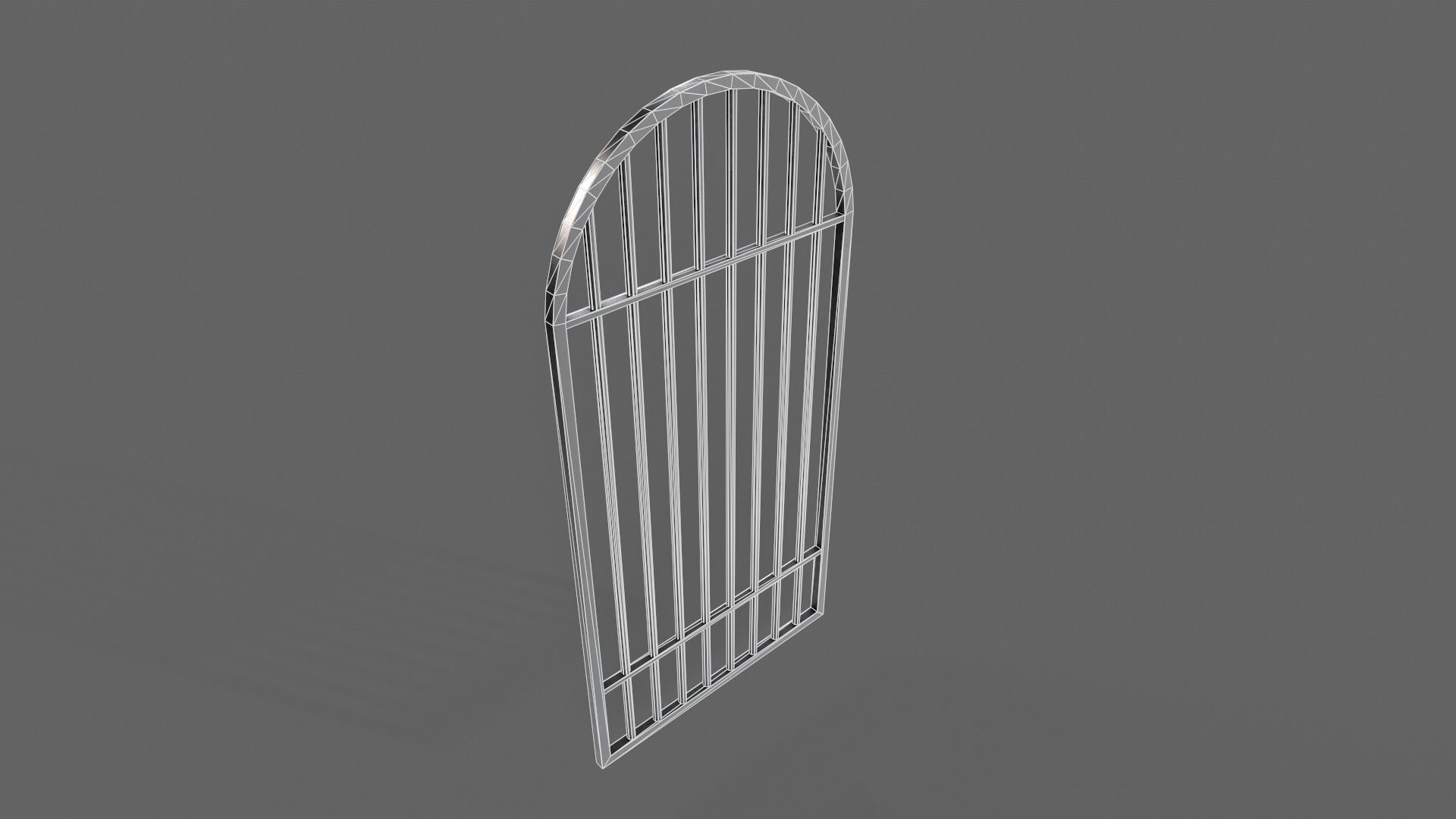 PBR Prison Window 6 Low-poly 3D model_12