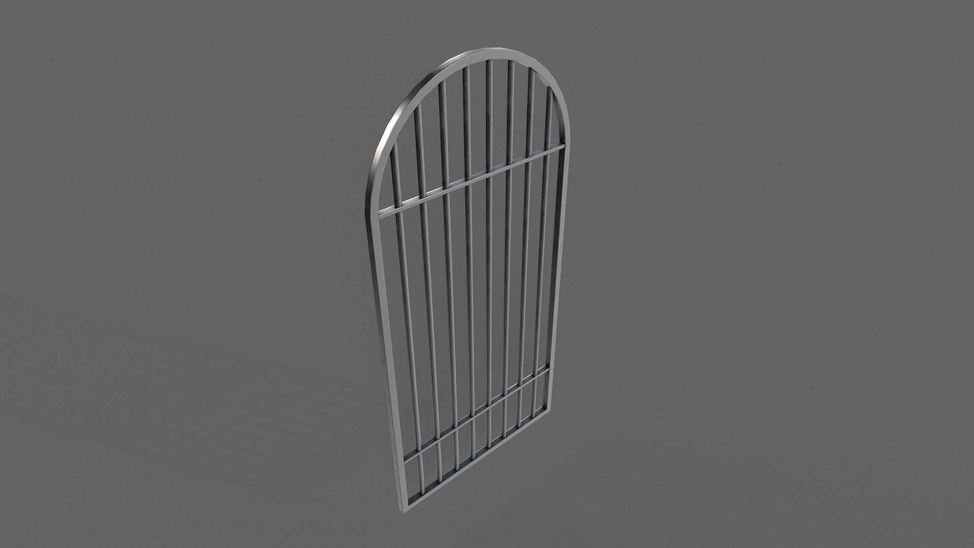 PBR Prison Window 6 Low-poly 3D model_6