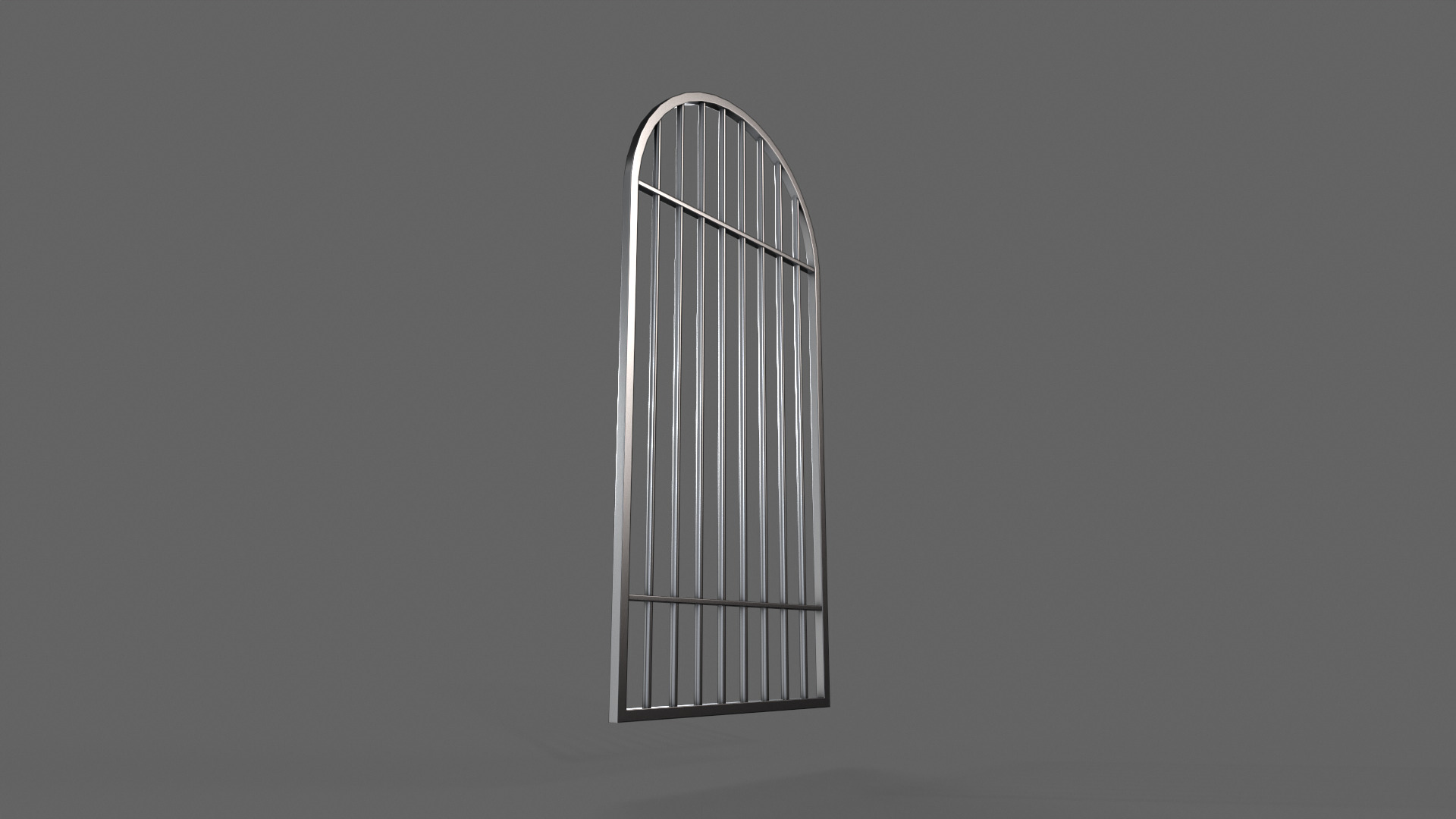PBR Prison Window 6 Low-poly 3D model_9