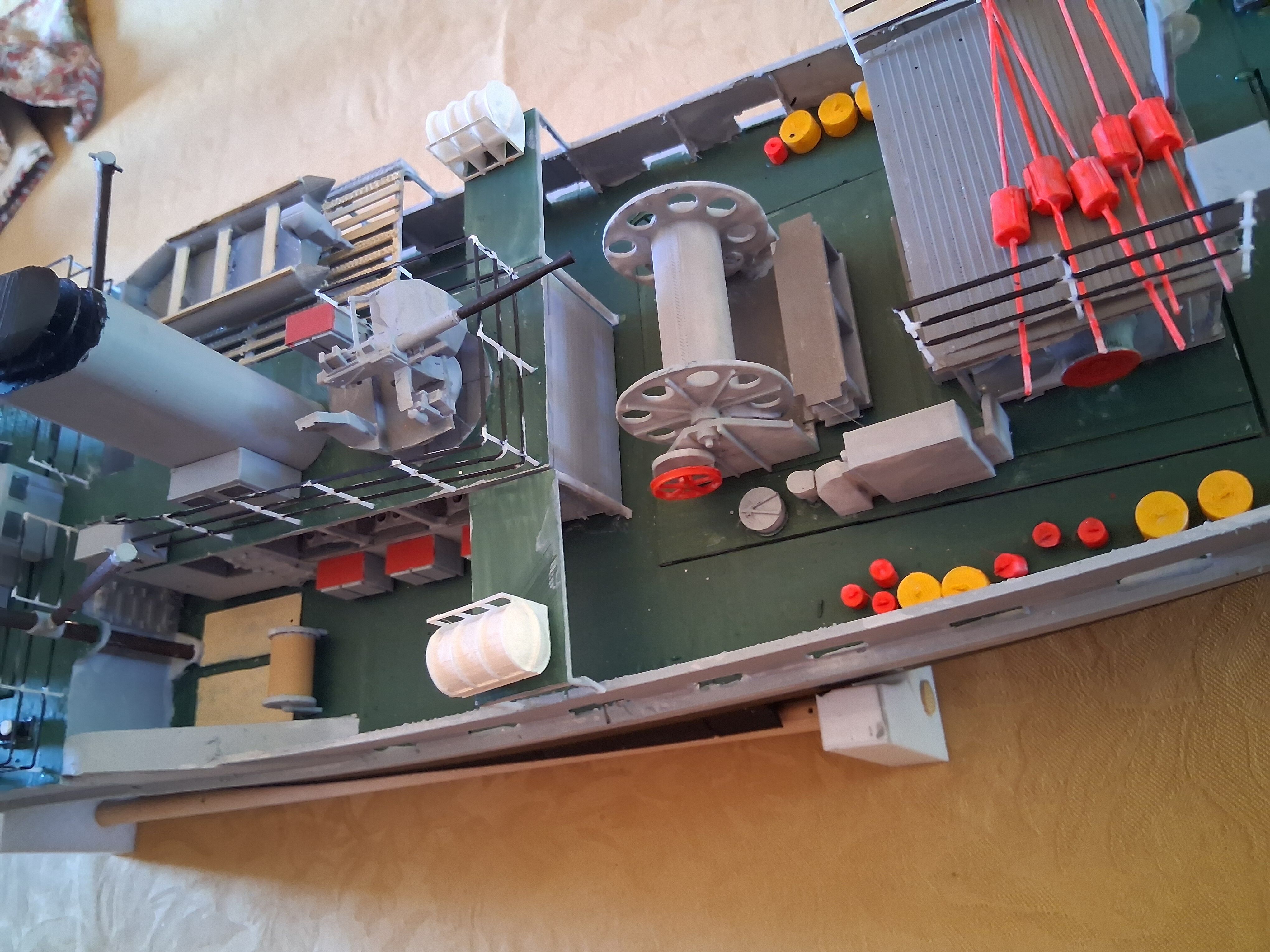 HMS Ton Class Minesweeper radio controlled model 3D print model_9