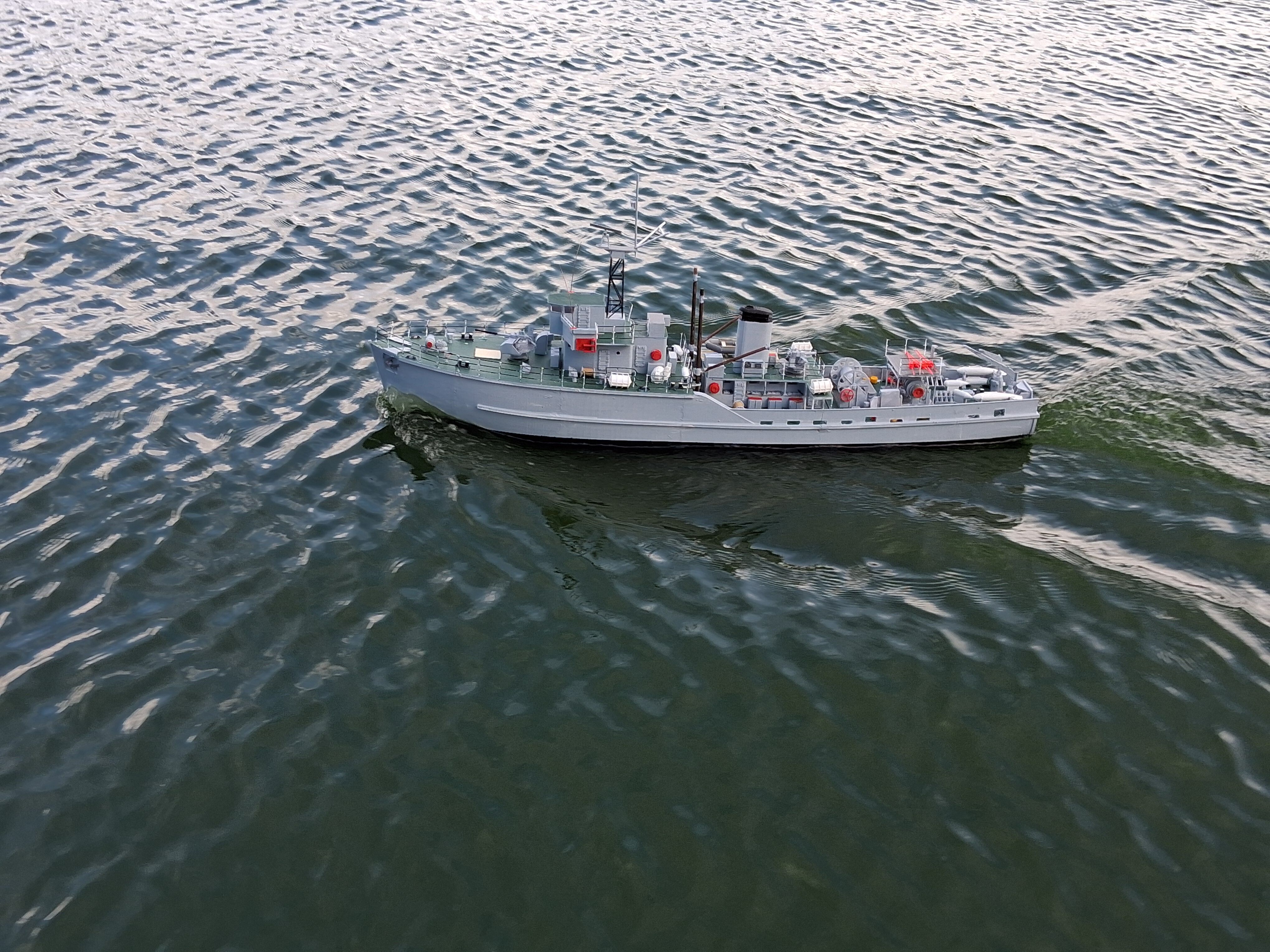 HMS Ton Class Minesweeper radio controlled model 3D print model_4