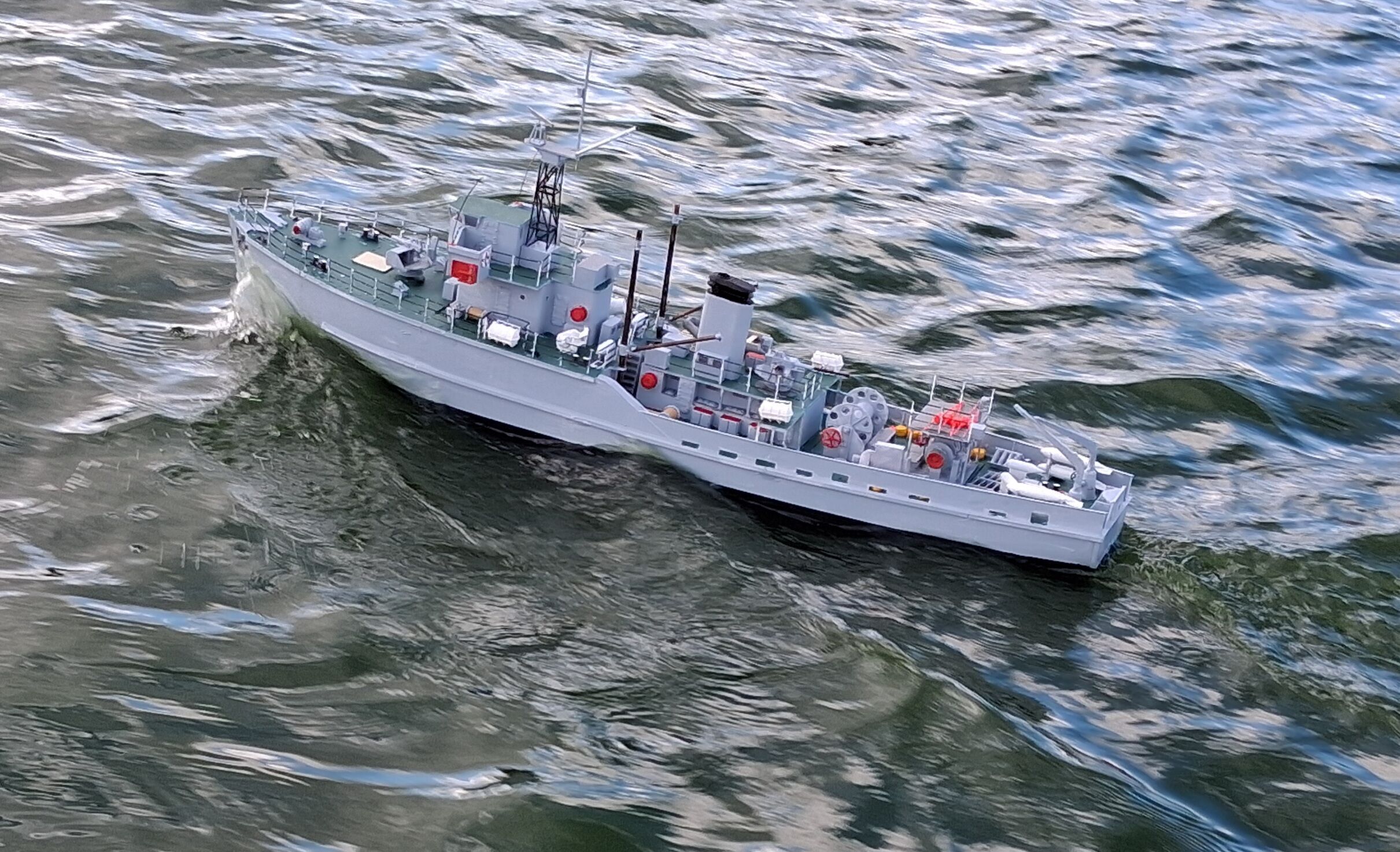 HMS Ton Class Minesweeper radio controlled model 3D print model_6