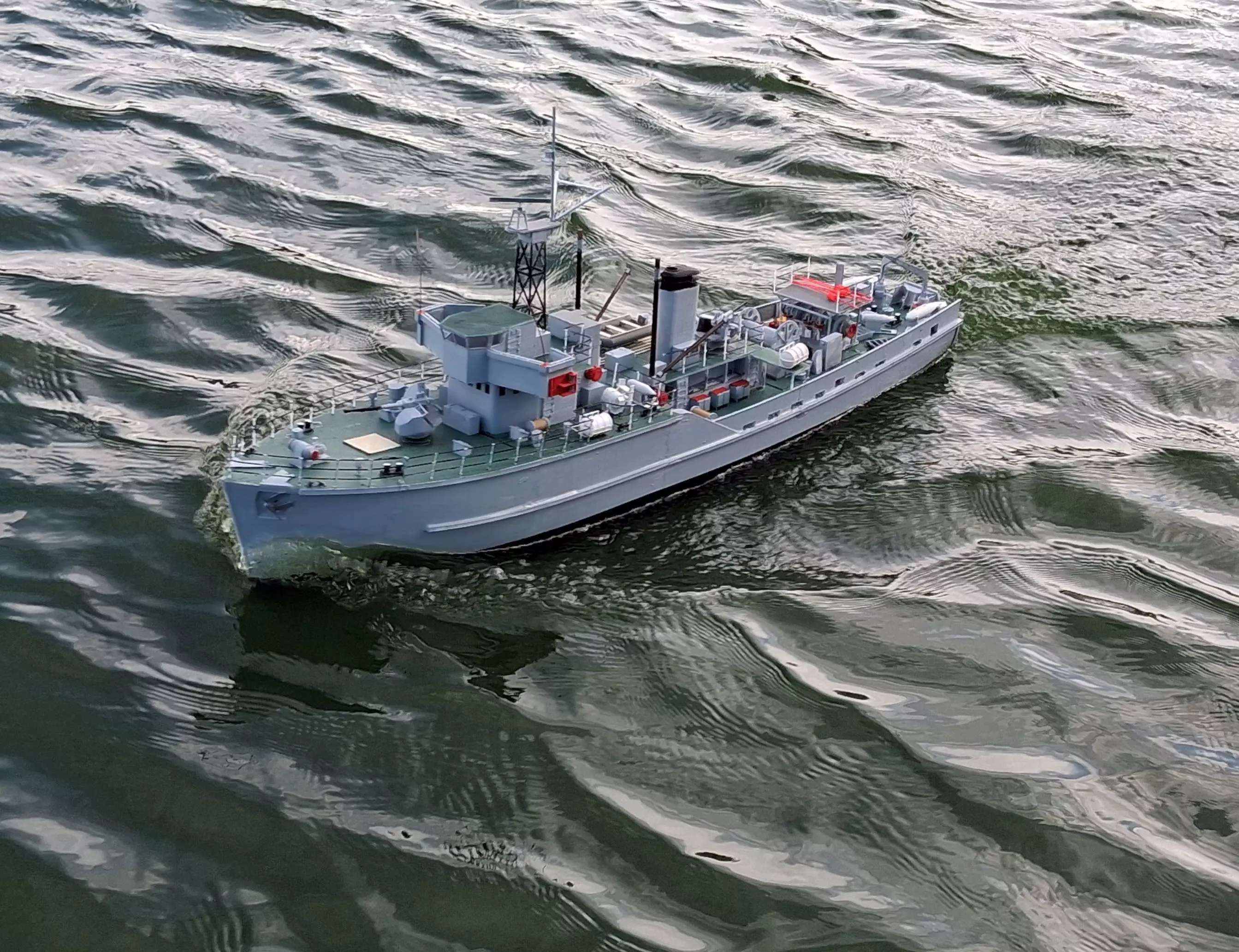 HMS Ton Class Minesweeper radio controlled model 3D print model_0