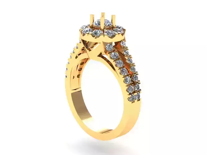 Two Row Wedding Ring 565