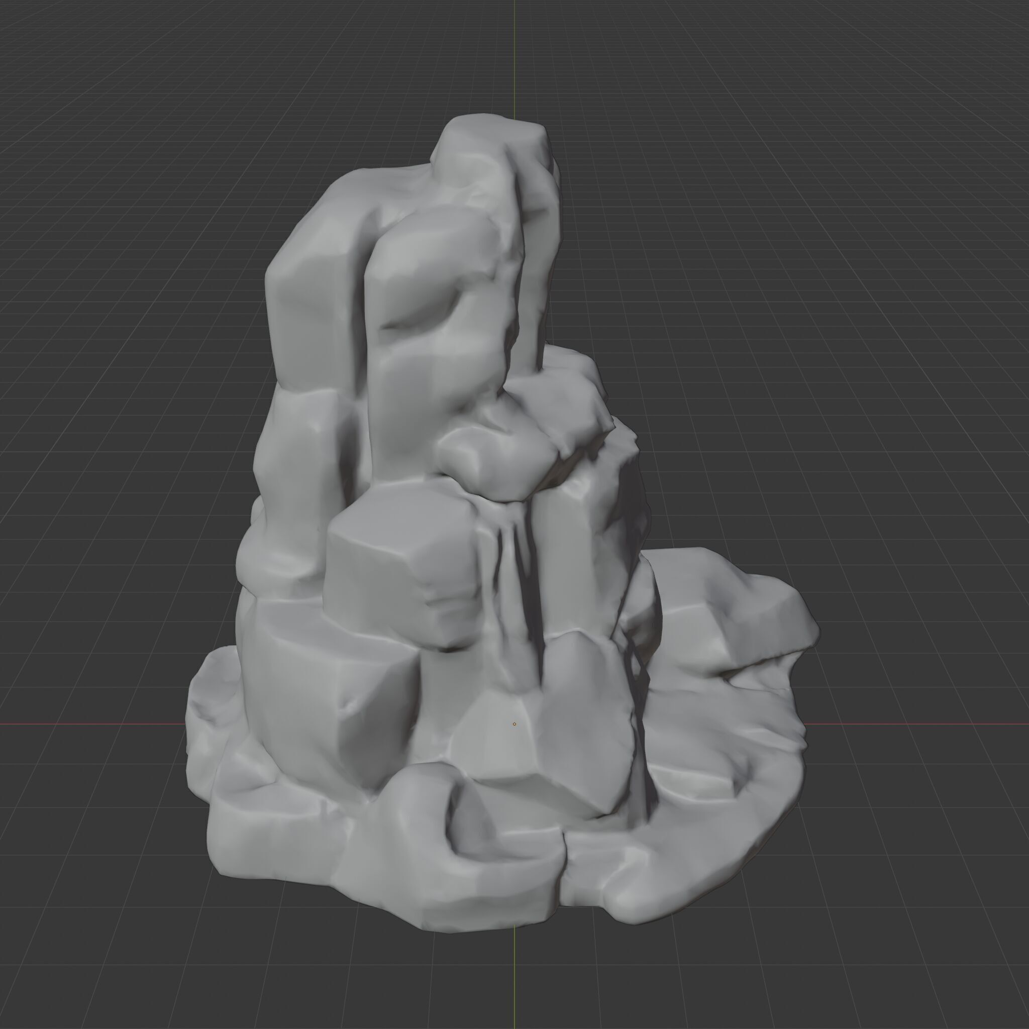Rock 8 Low-poly 3D model_10
