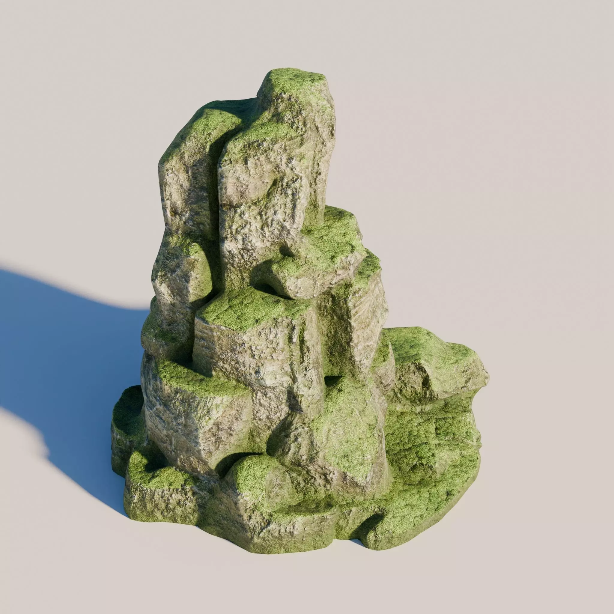 Rock 8 Low-poly 3D model_0