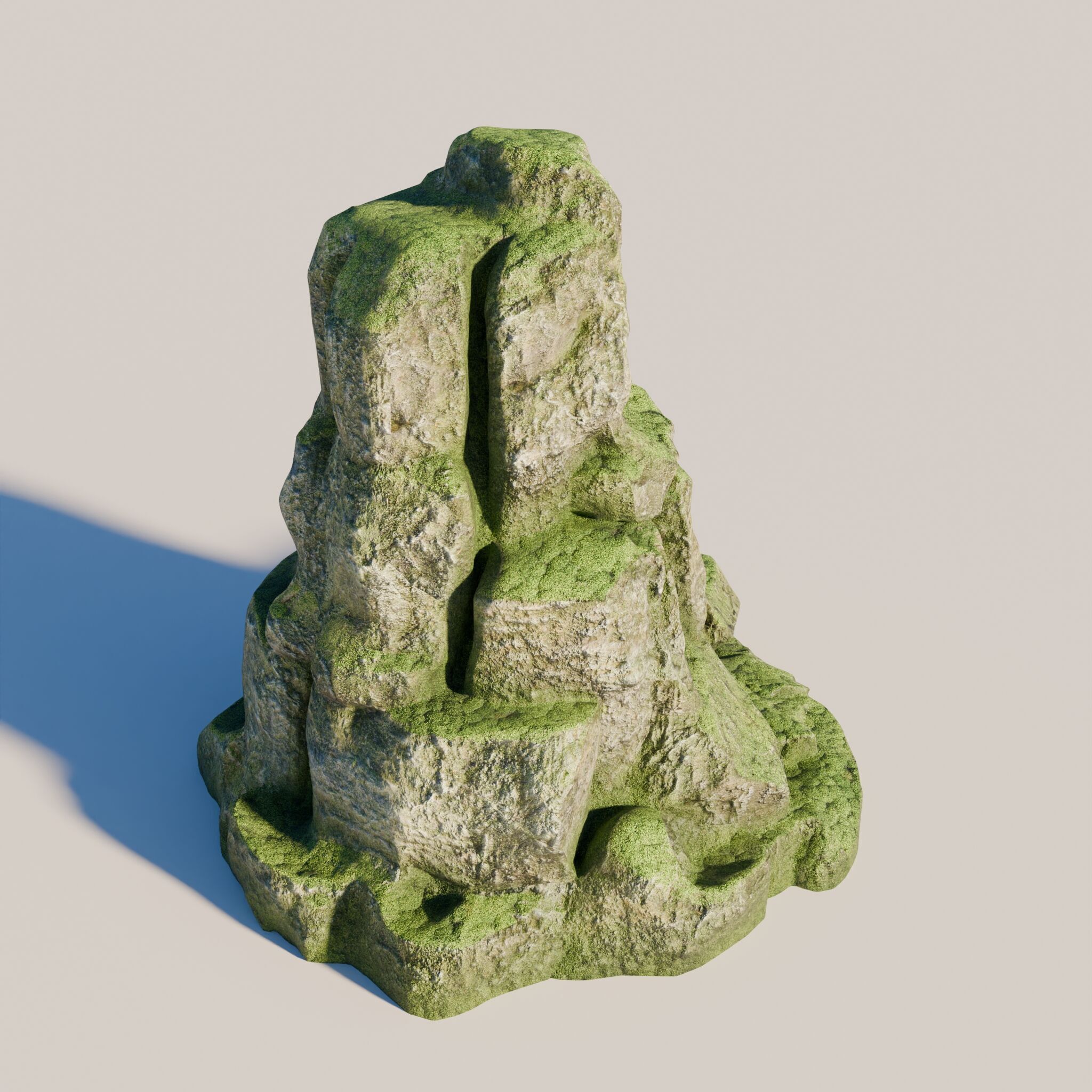 Rock 8 Low-poly 3D model_1