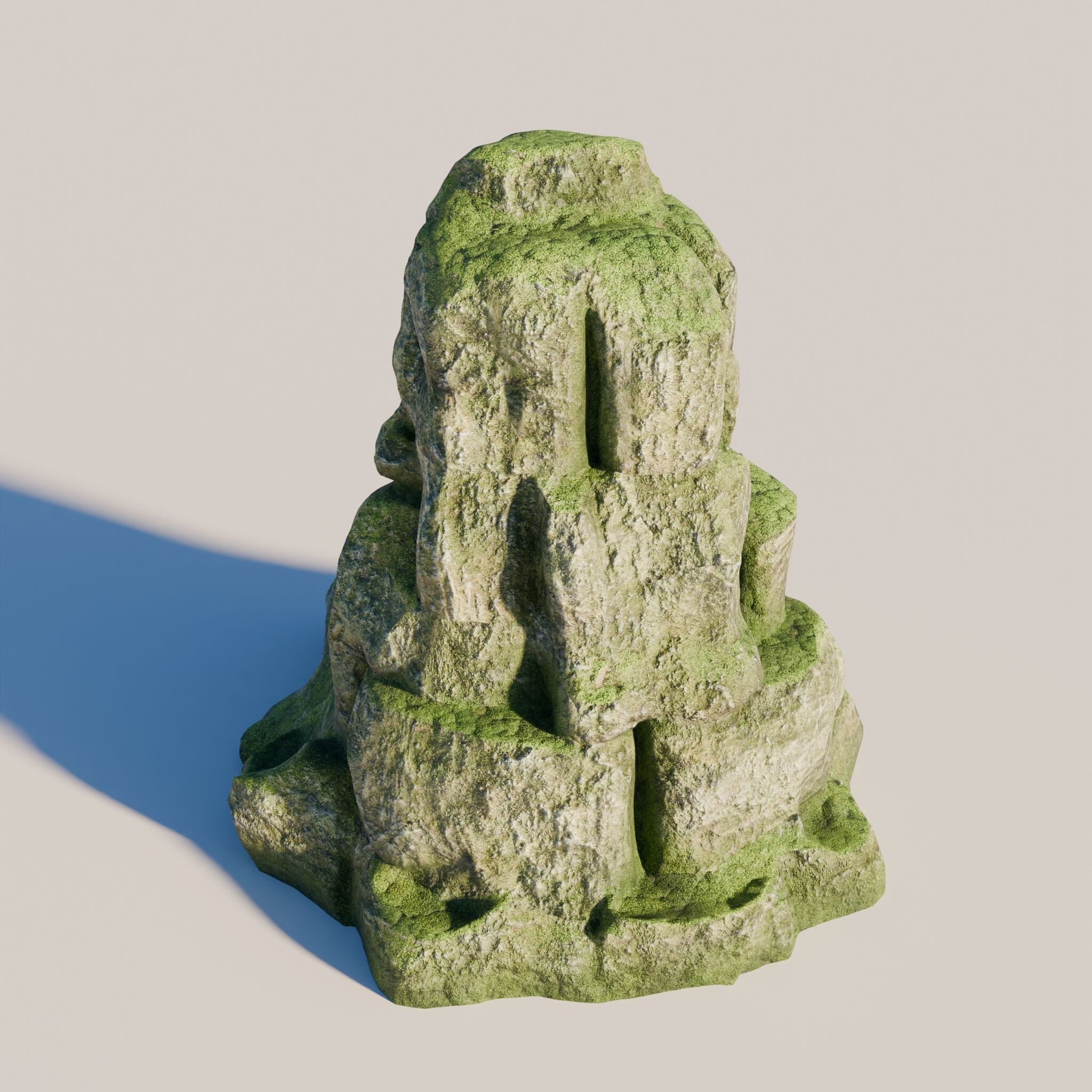 Rock 8 Low-poly 3D model_3