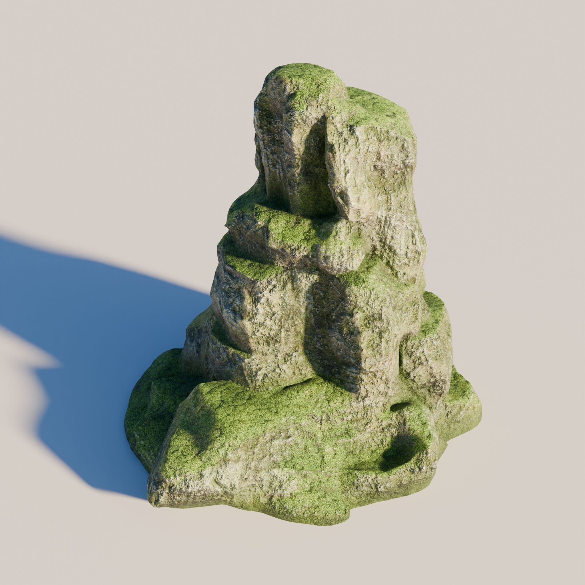 Rock 8 Low-poly 3D model_6