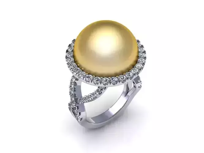 Love Pear Wedding Ring 446