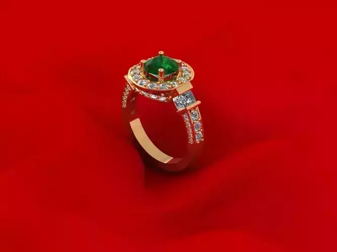 Tension Wedding Ring 573 3D print model