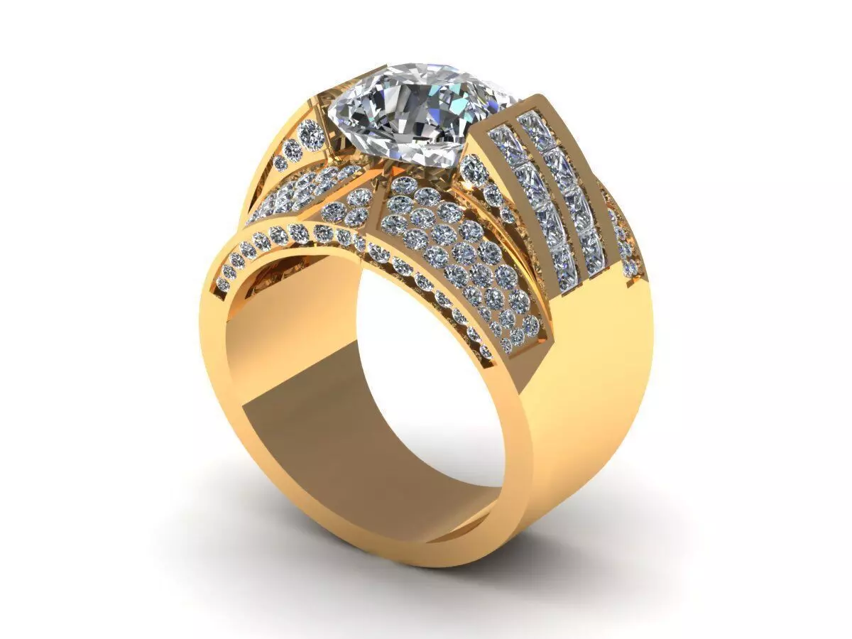 Man Wedding Ring 620 3D print model