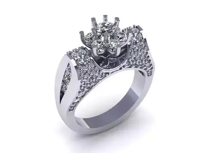 True Love Diamond Wedding Ring 612