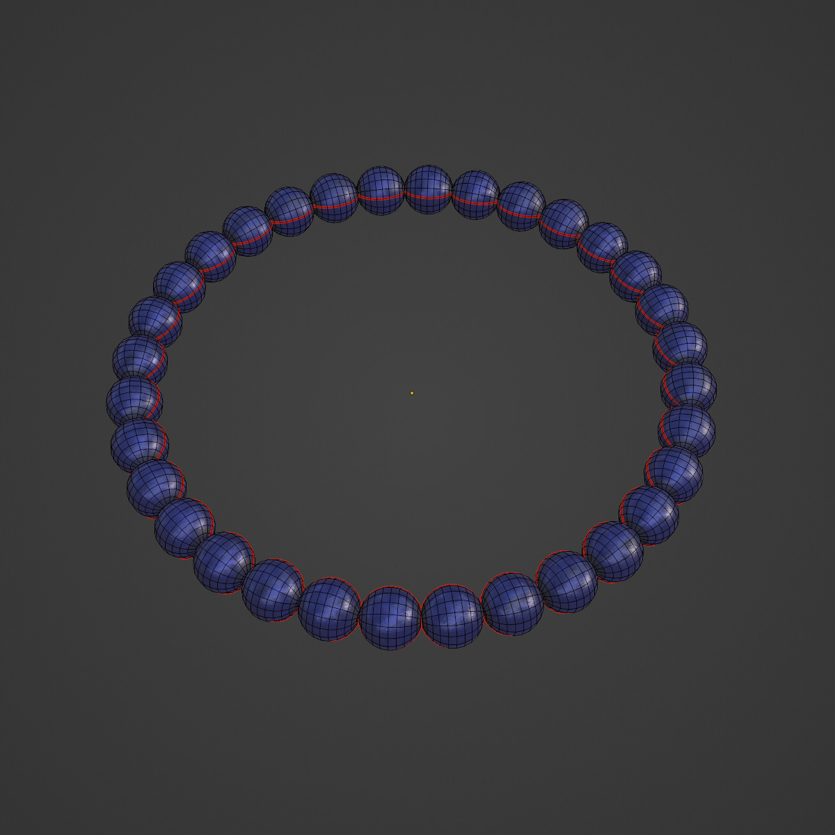 Bracelets 04 Low-poly 3D model_5