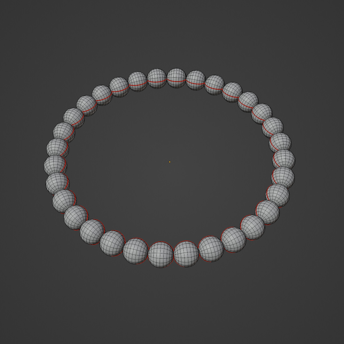 Bracelets 04 Low-poly 3D model_6