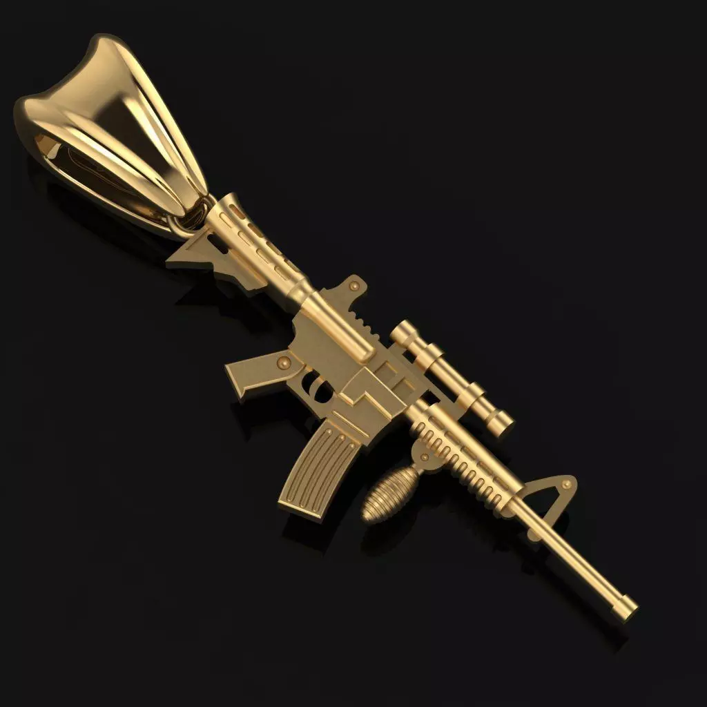 dije de rifle 3D 3D print model