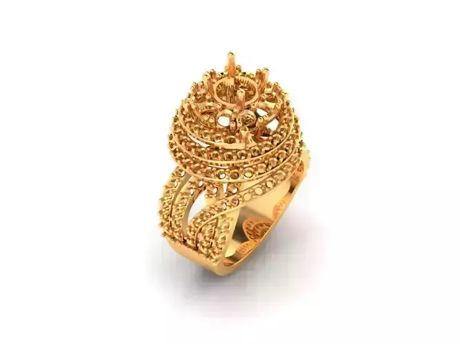 Snail Wedding Ring AI000129R 3D print model