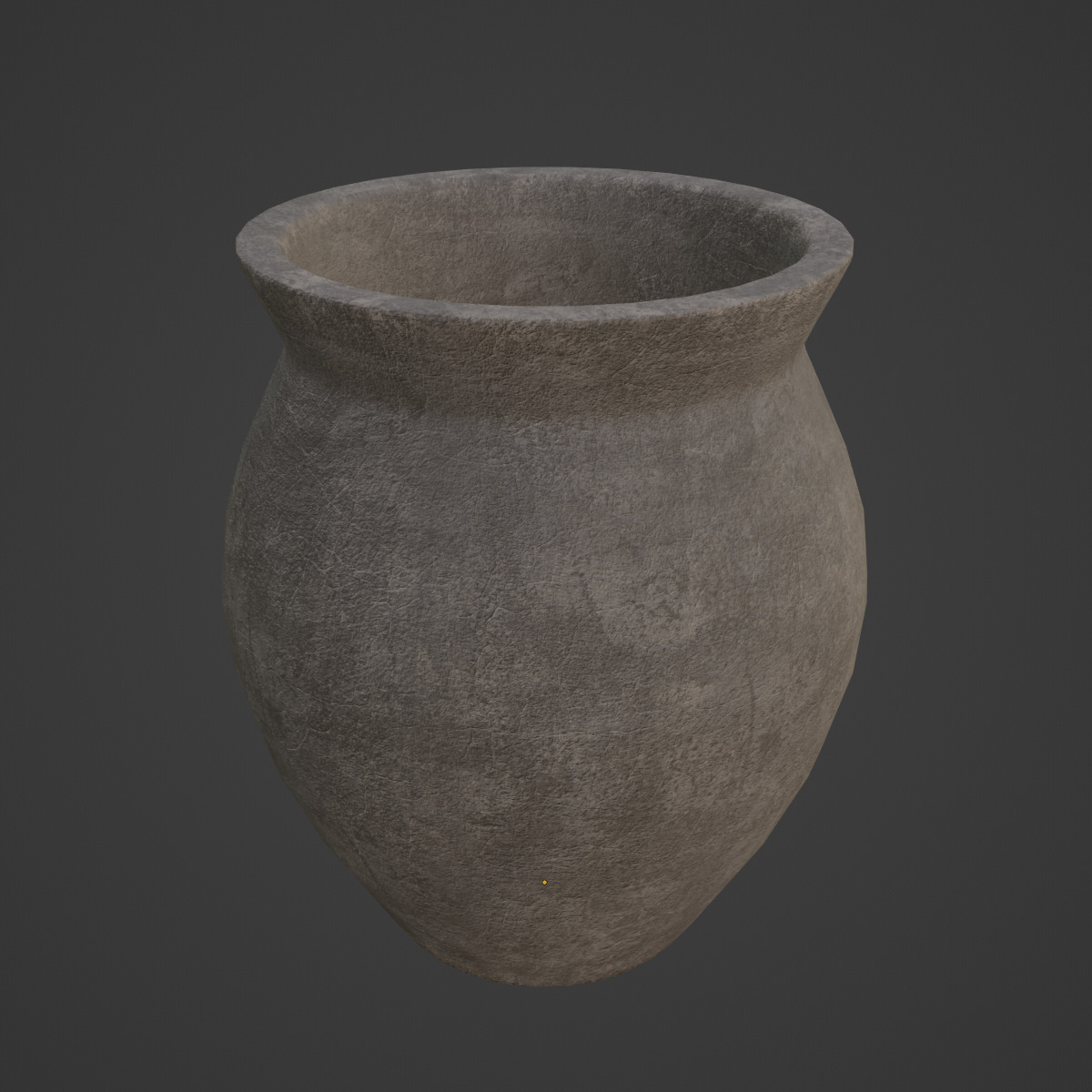 Pottery Cup 03 Low-poly 3D model_6