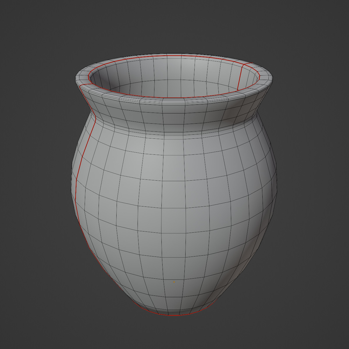 Pottery Cup 03 Low-poly 3D model_8