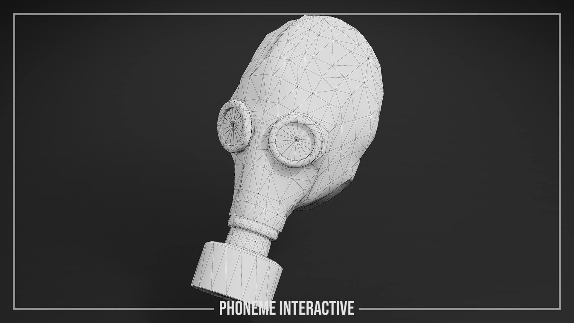 Gas Mask - Game Ready Post-Apocalyptic Prop with 4K PBR Low-poly 3D model_4