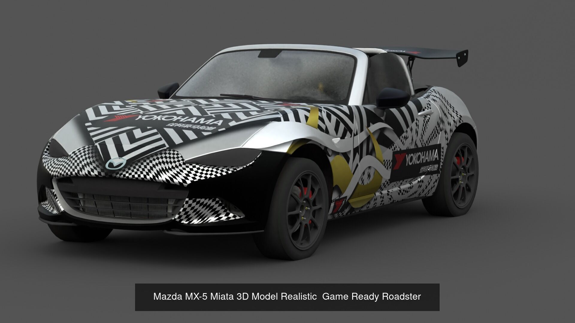 Car 3D Model Bundle 5 Vehicles Game Ready Detailed Collection _5