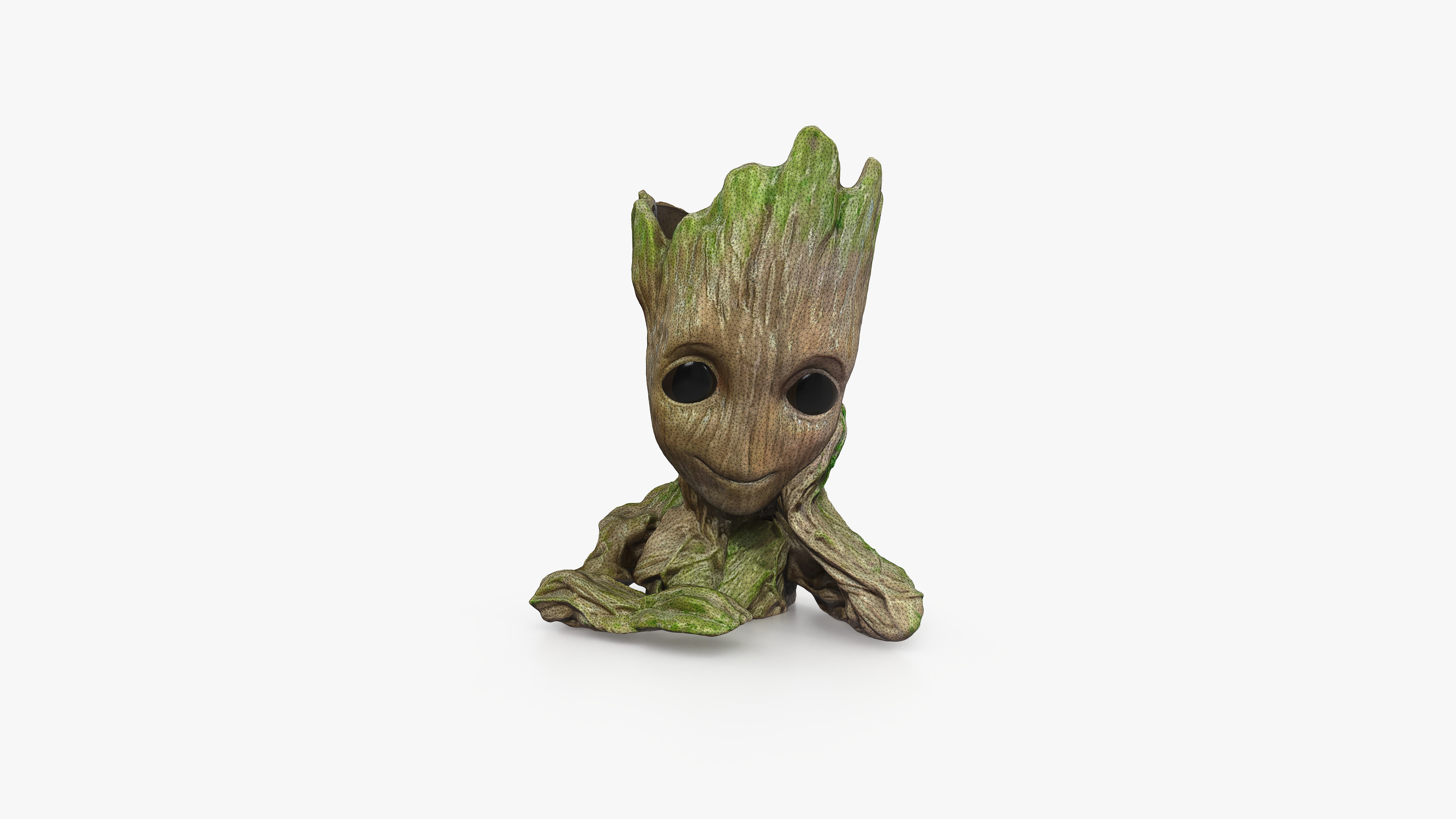 Groot Sculpture 3D model_5