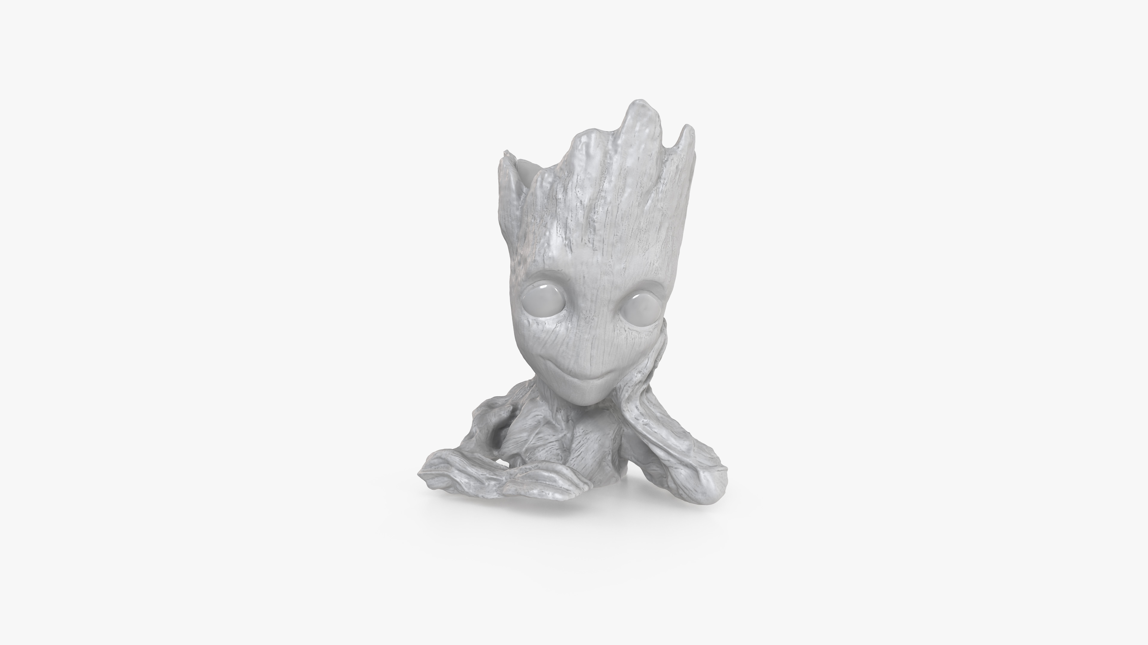 Groot Sculpture 3D model_7