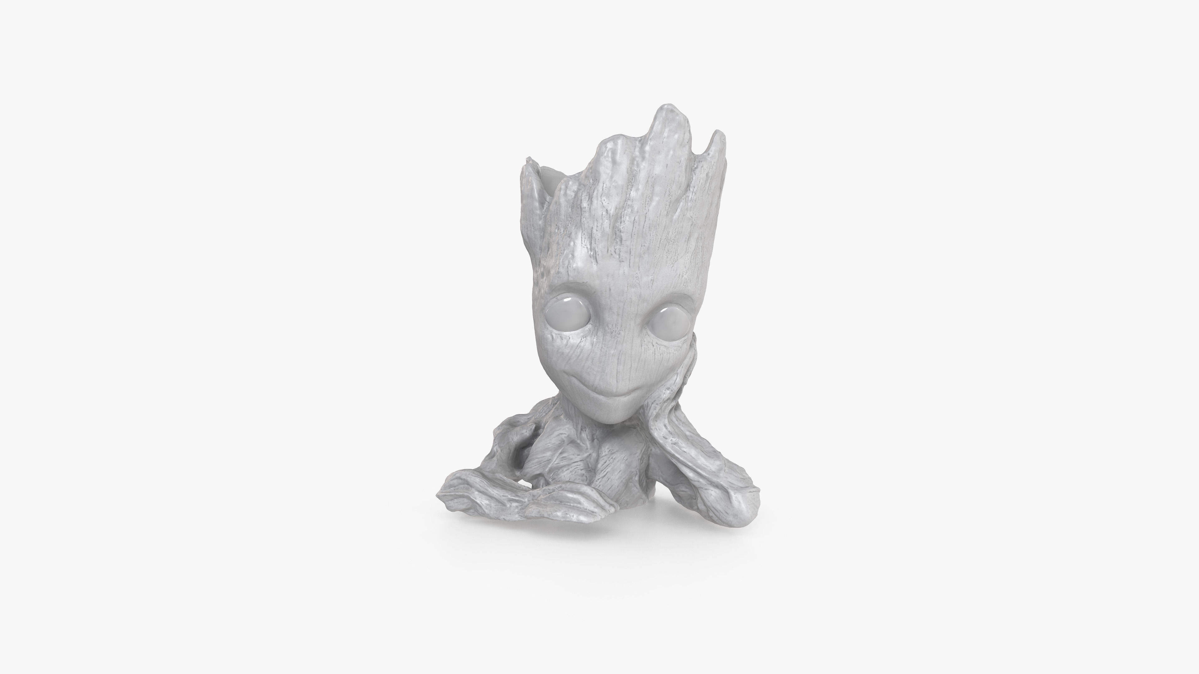 Groot Sculpture 3D model_6