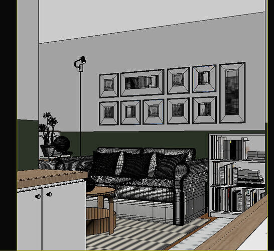 New York Apartments--IKEA furniture 3D model 7