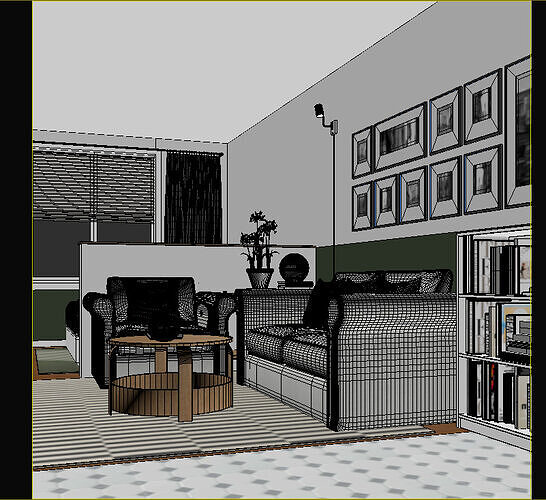 New York Apartments--IKEA furniture 3D model 2