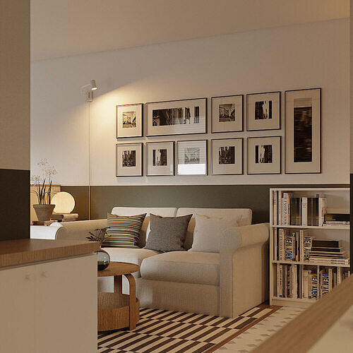 New York Apartments--IKEA furniture 3D model 6