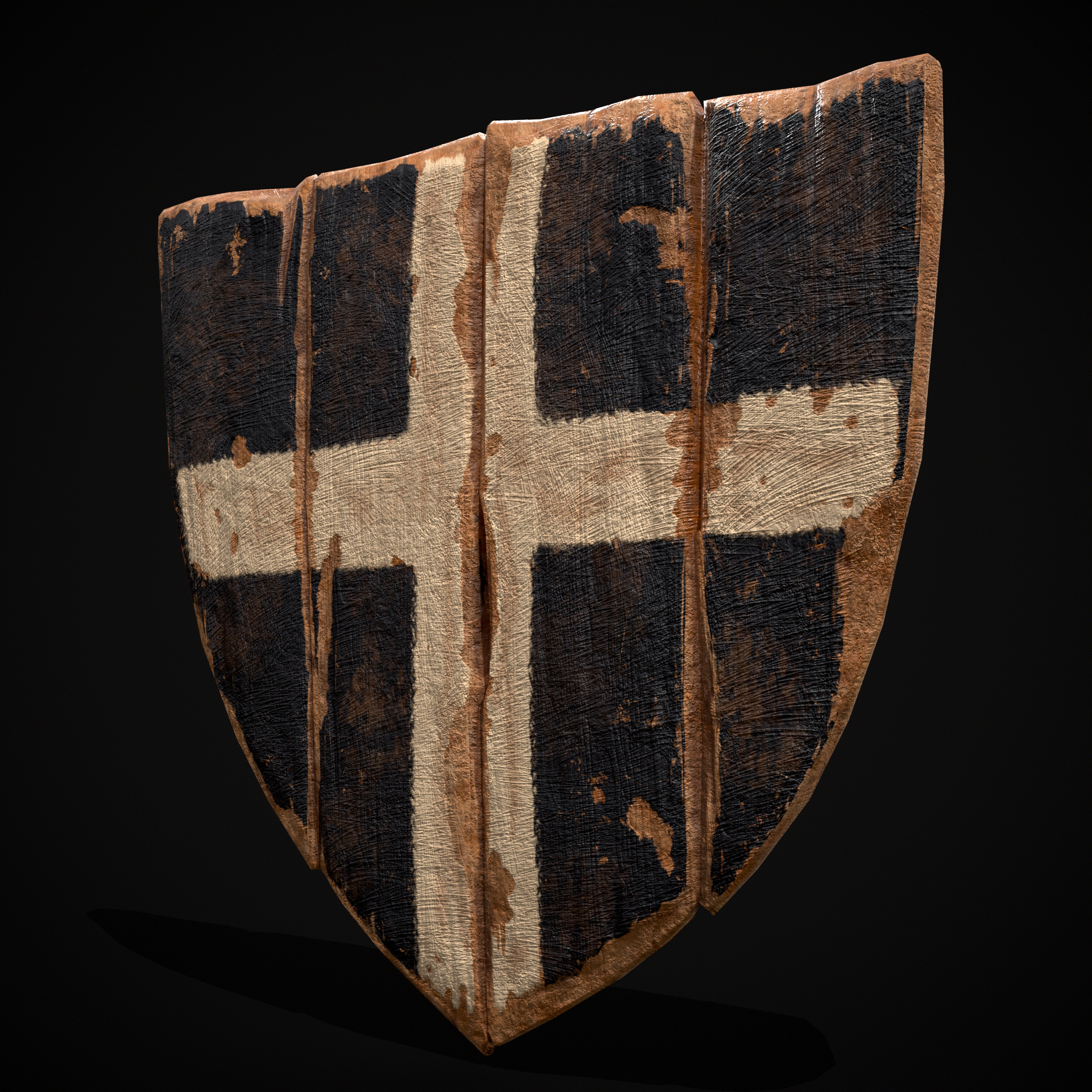 WB Cross Coat of Arms Low-poly 3D model_5