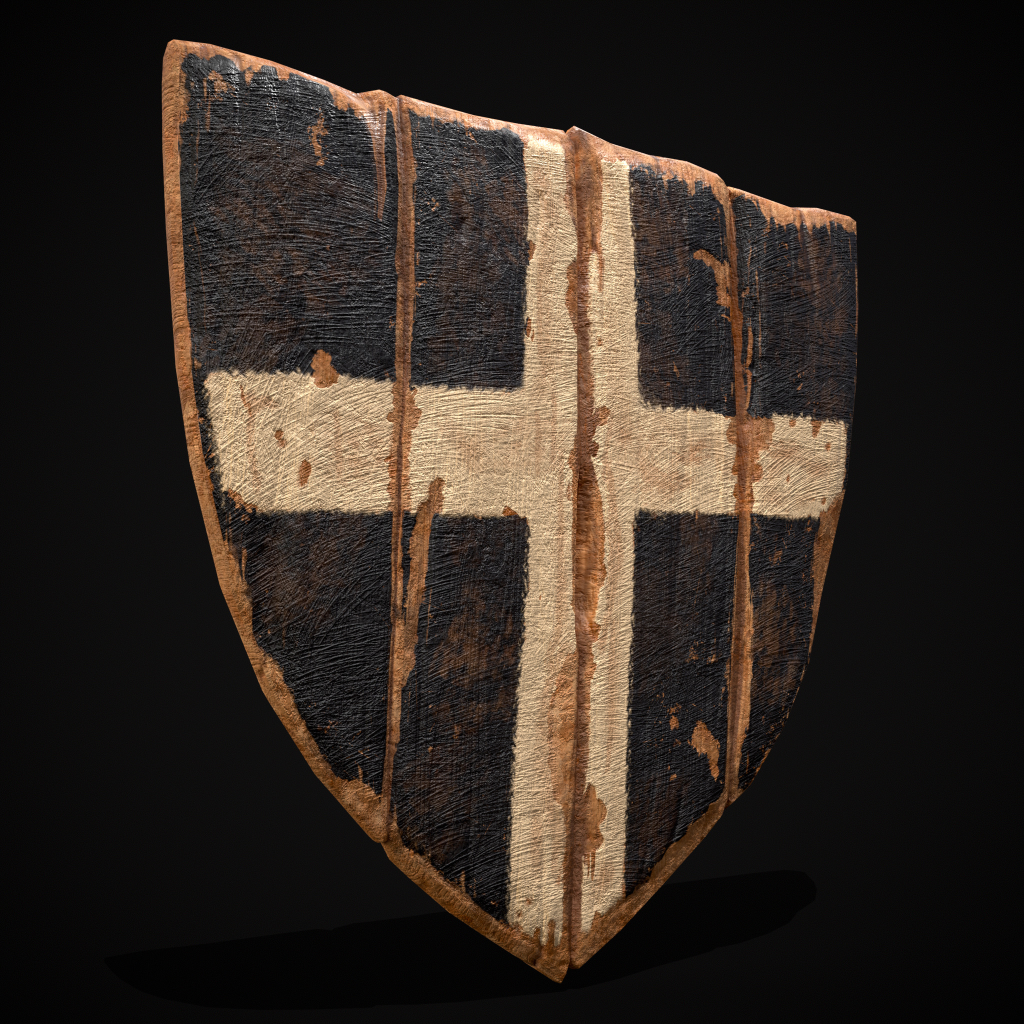 WB Cross Coat of Arms Low-poly 3D model_19