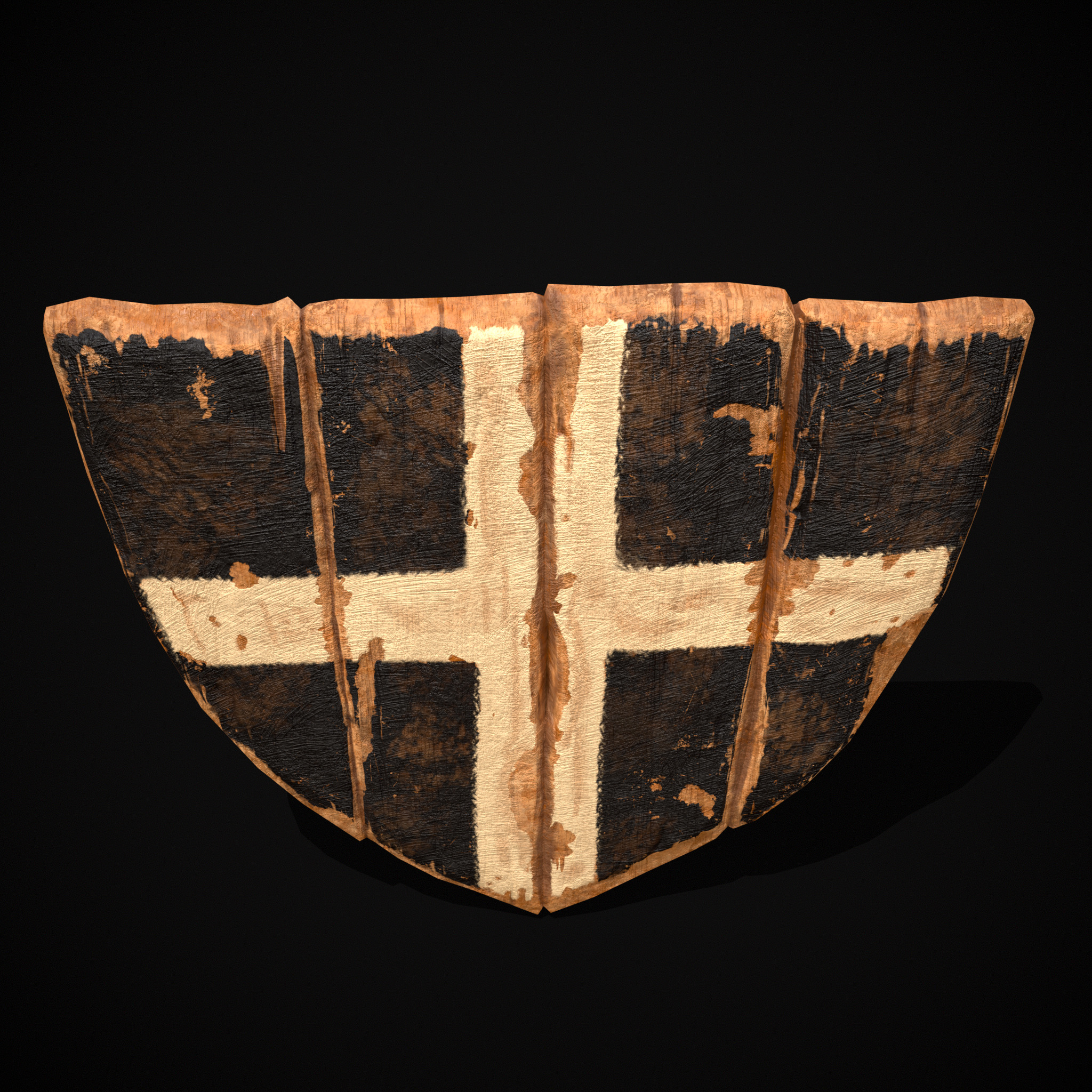 WB Cross Coat of Arms Low-poly 3D model_13