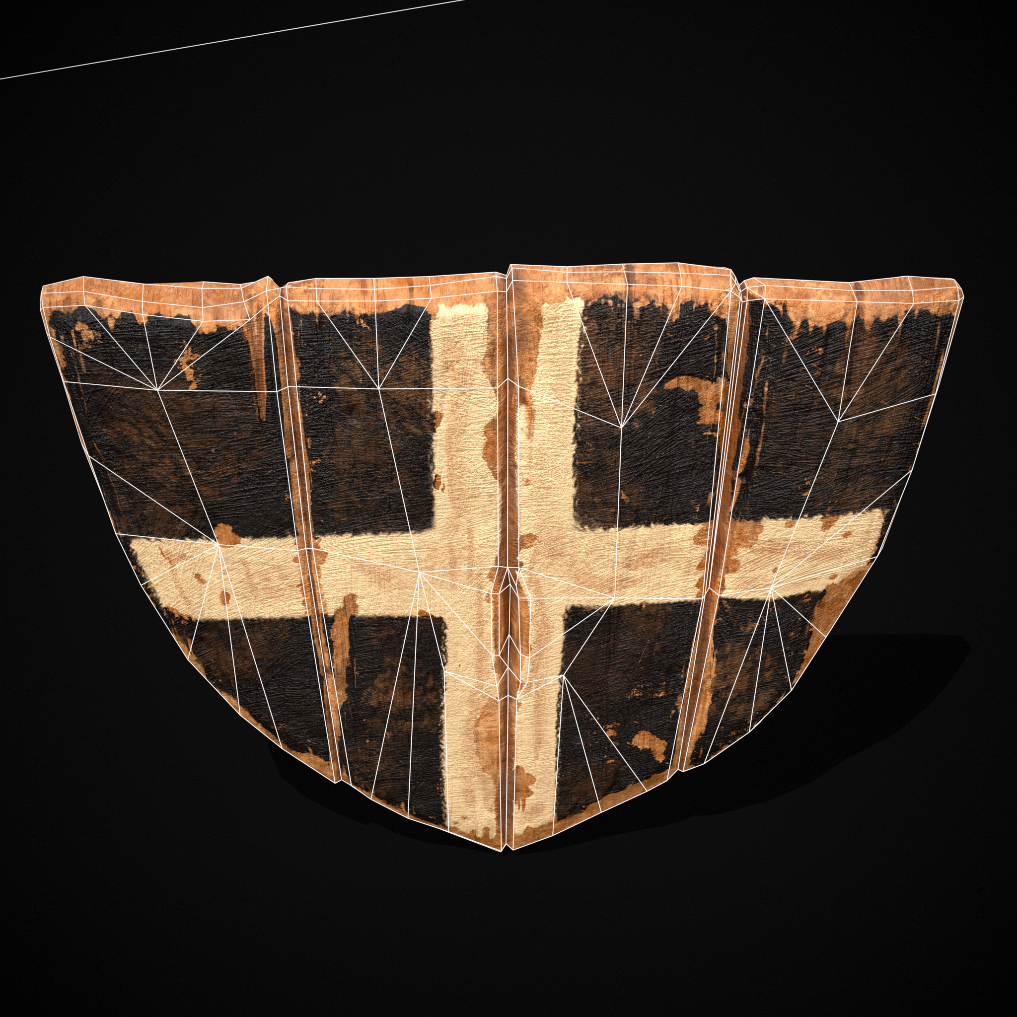 WB Cross Coat of Arms Low-poly 3D model_14