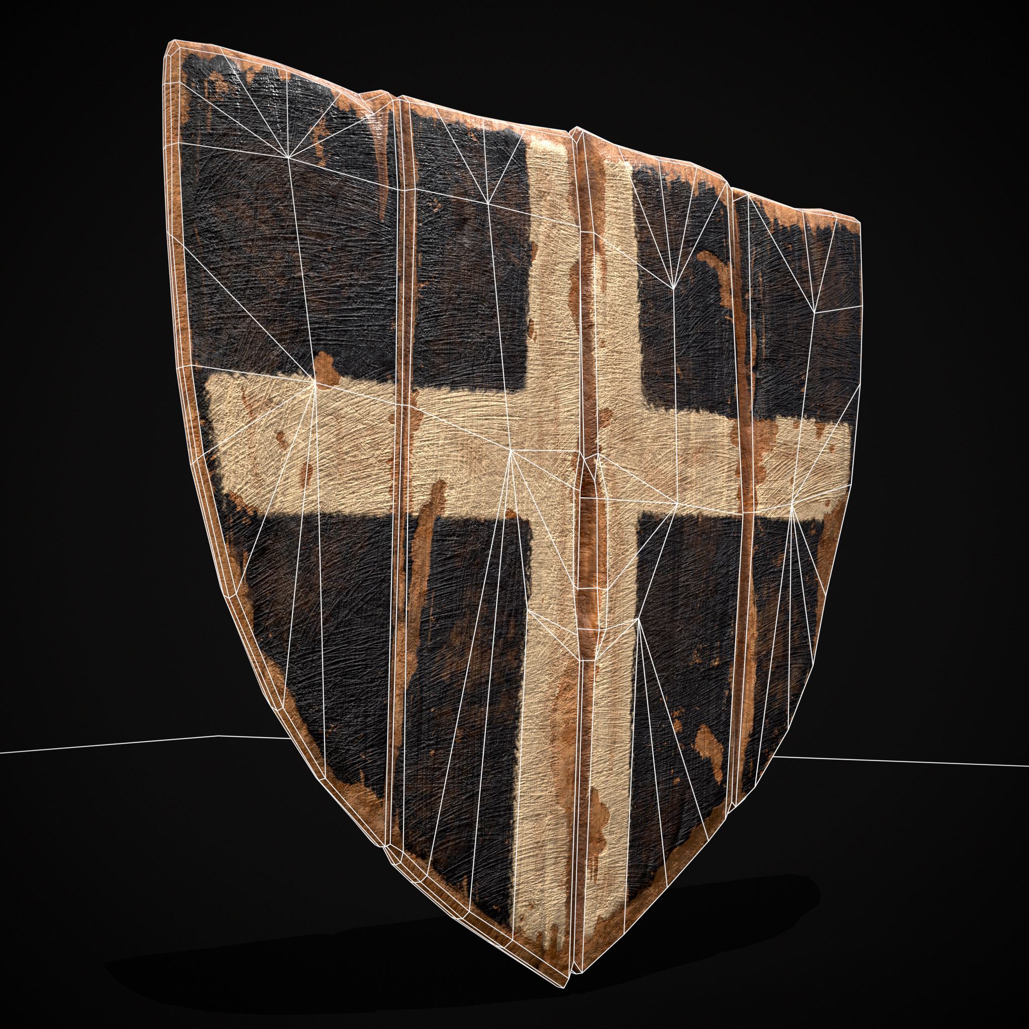 WB Cross Coat of Arms Low-poly 3D model_20