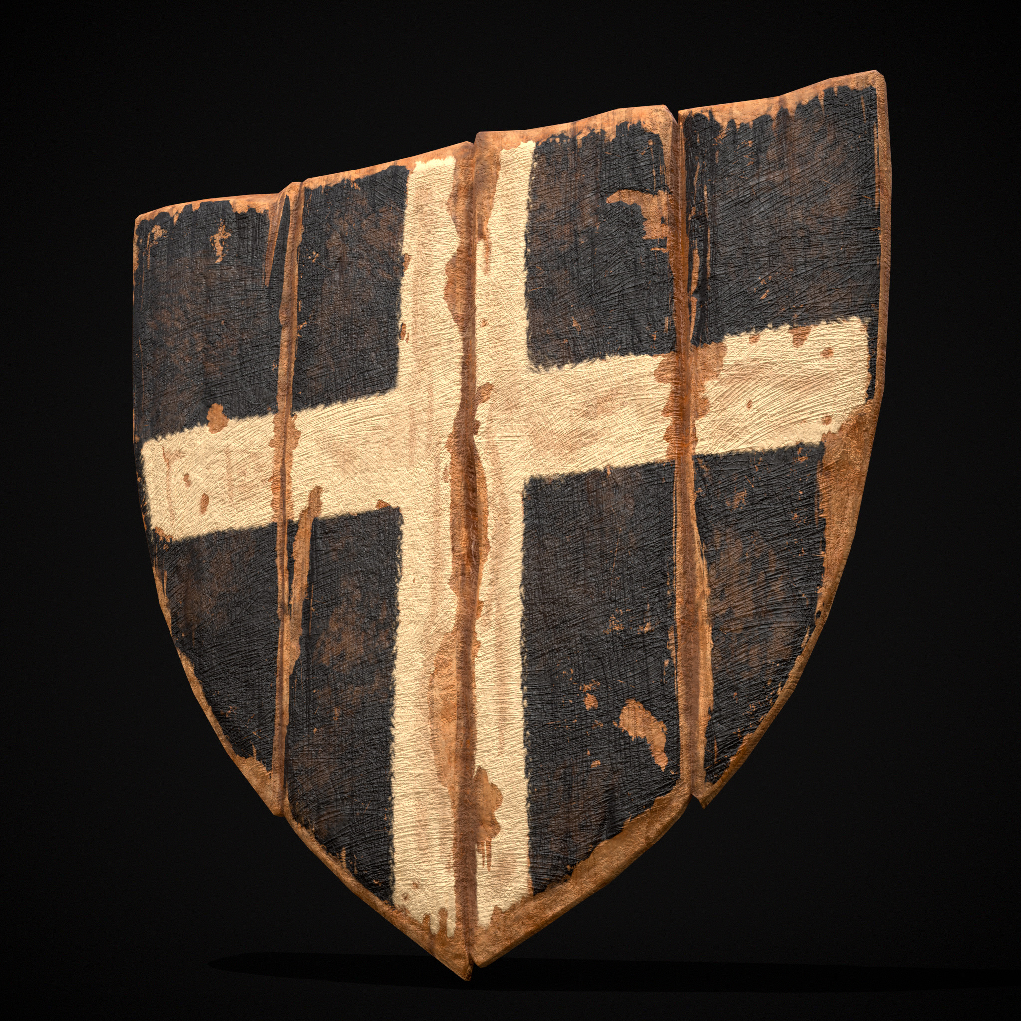 WB Cross Coat of Arms Low-poly 3D model_15