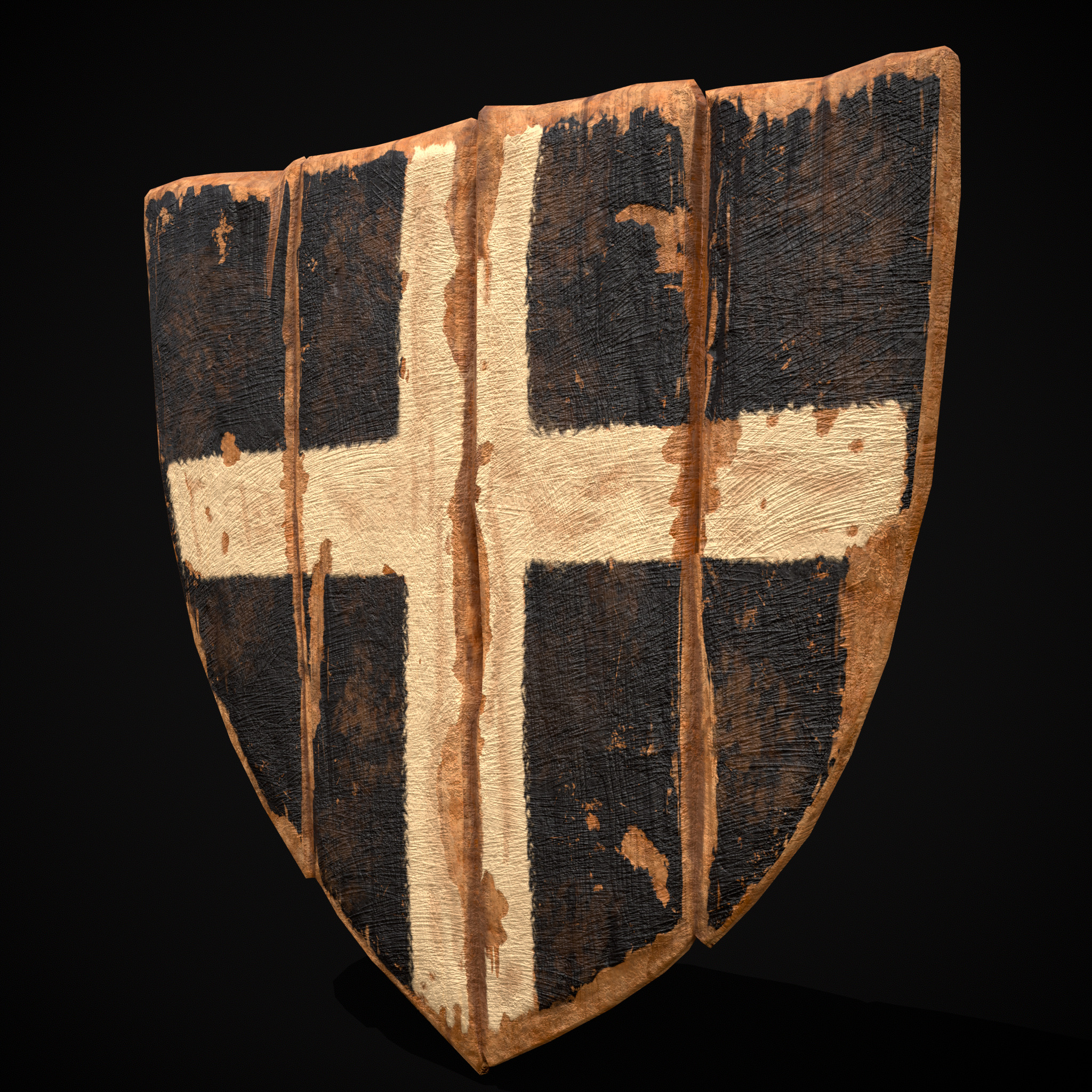 WB Cross Coat of Arms Low-poly 3D model_17