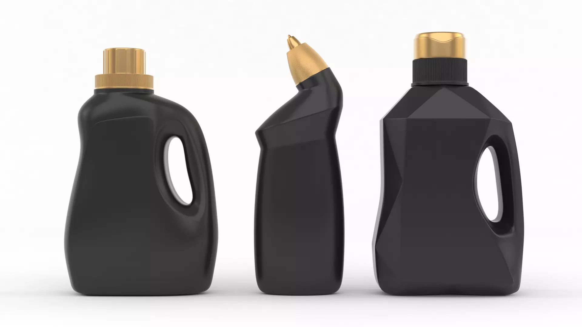 Plastic Bottles 3D model_0