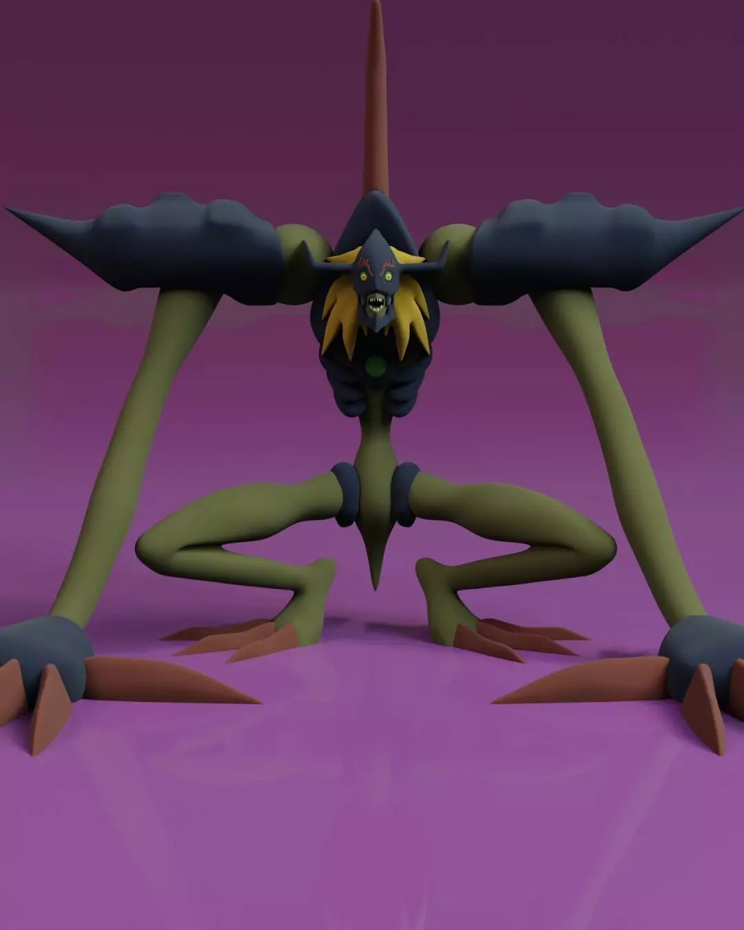 Diaboromon 3D print model