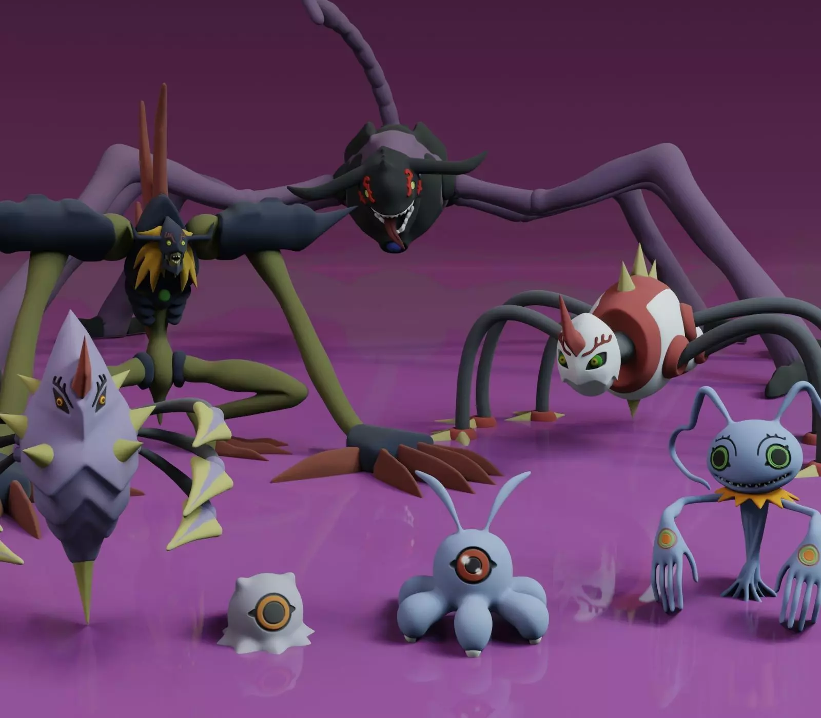 Keramon Evolution Pack 3D print model_0