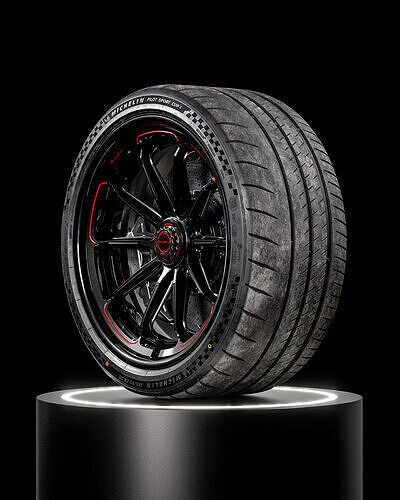 MICHELIN Pilot Sport CUP 2 285 30 ZR20 3D model
