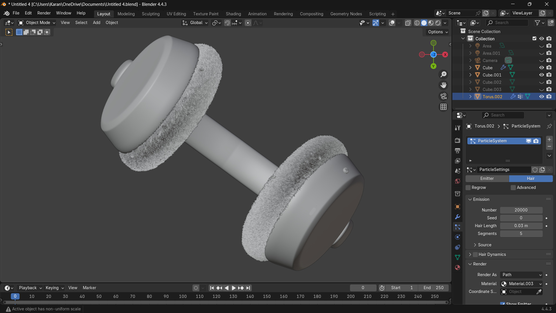 3D model headphones Low-poly 3D model_5
