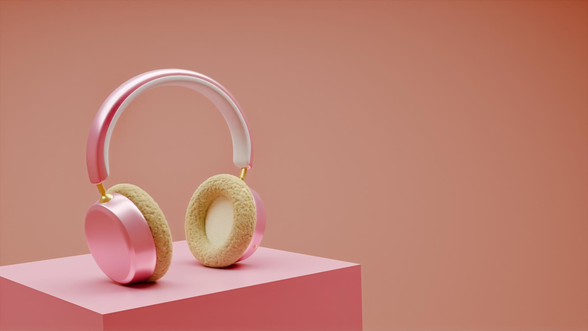 3D model headphones Low-poly 3D model_11