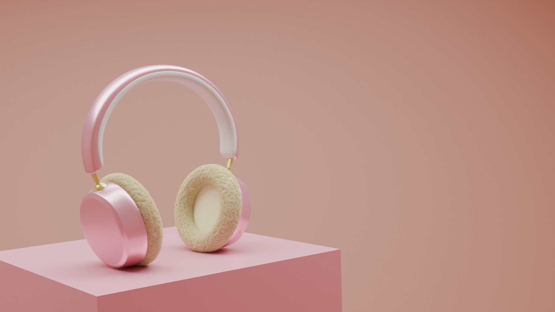 3D model headphones Low-poly 3D model_4